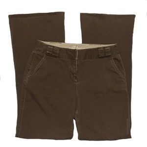 Ruff Hewn Broken In Chocolate Chinos, Mid Rise, Si